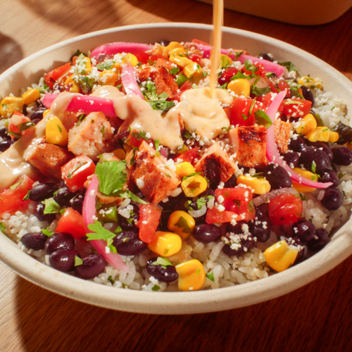 Bowls with free queso