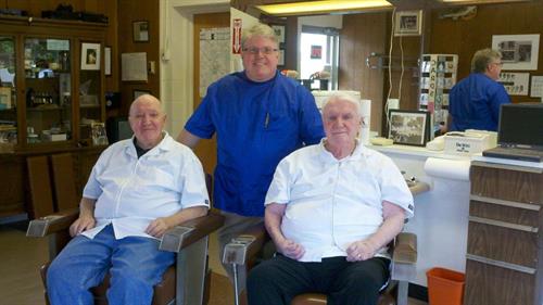 Jack, Bill and Marty. Three master Barbers