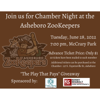 Chamber Night with the Asheboro ZooKeepers
