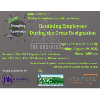 Friday Noontime Knowledge Series - Retaining Employees Workshop