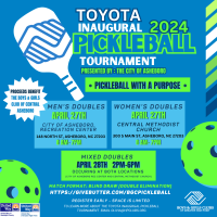 Toyota Inaugural 2024 Pickleball Tournament Presented By: The City of Asheboro