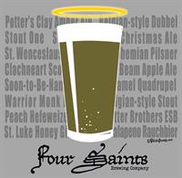 Four Saints T-Shirt Design  Client: Four Saints Brewing Company
