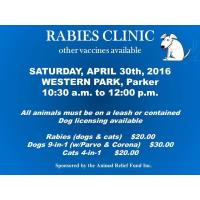 RABIES CLINIC AT WESTERN PARK