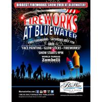 Fireworks at Blue Water Casino
