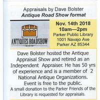 Antiques Appraisals at the Library