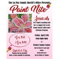 Paint Nite presented by La Paz County Sheriff's Office