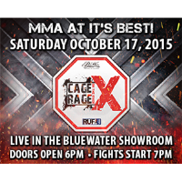 Cage Rage 10 MMA at its best presented by BlueWater Resort & Casino
