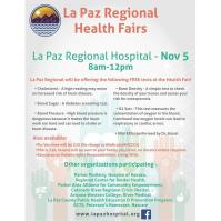 La Paz Regional Hospital Health Fair