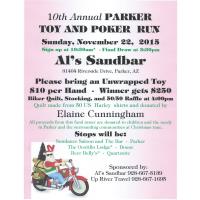 10th Annual Parker Toy & Poker Run