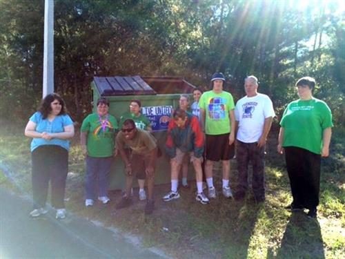 The Arc Nature Coast went GREEN this St. Patrick's Day!