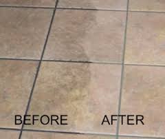 Ceramic Tile & Grout Cleaning - BEFORE & AFTER