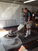 Washing Oriental Rugs in our Rug Plant