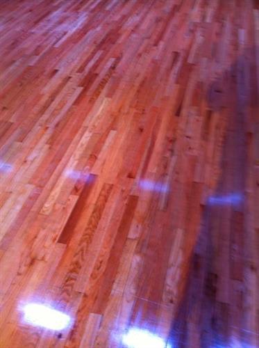 Wood Floor - sand and poly - AFTER