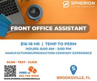 Front Office Assistant (Temp to Perm)