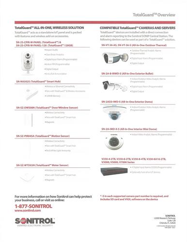 Total Guard Compatible Cameras and wireless solutions Total Guard Compatible Cameras and wireless solutions
