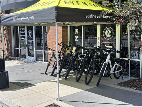 We are an Elite AVENTON Dealer. Come in and test ride any time 