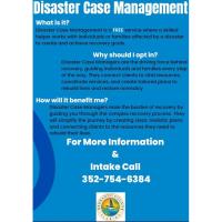 Free Disaster Case Management Services Now Available Post Hurricanes Helene & Milton