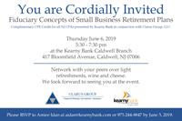 CPE & Networking for CPA's: FIDUCIARY CONCEPTS OF SMALL BUSINESS RETIREMENT PLANS