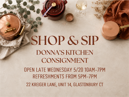 Shop and Sip 5/20