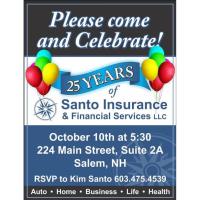 Member Event:  Celebrating 25 Years with Santo Insurance!