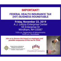 Advocacy Seminar: Health Insurance Tax (HIT) Business Roundtable