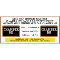CHAMBER 101: Maximizing Your Chamber Membership