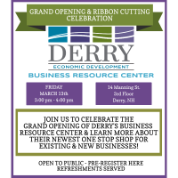 Ribbon Cutting Derry Economic Development Center
