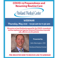 COVID-19 Preparedness and Resuming Routine Care Webinar