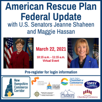 American Rescue Plan Federal Update with U.S. Senators Jeanne Shaheen and Maggie Hassan