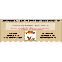 Chamber 101: Know Your Member Benefits