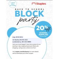 Member Event: Staples Back to School Block Party