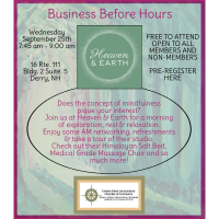 Business Before Hours at Heaven & Earth