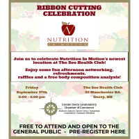 Nutrition In Motion Ribbon Cutting Celebration