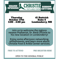 Christie Foot & Ankle Center Ribbon Cutting