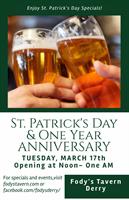 Member Event: St. Patrick's Day & One Year Anniversary