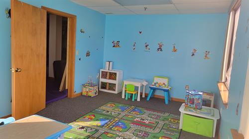 One of our several child friendly therapy spaces