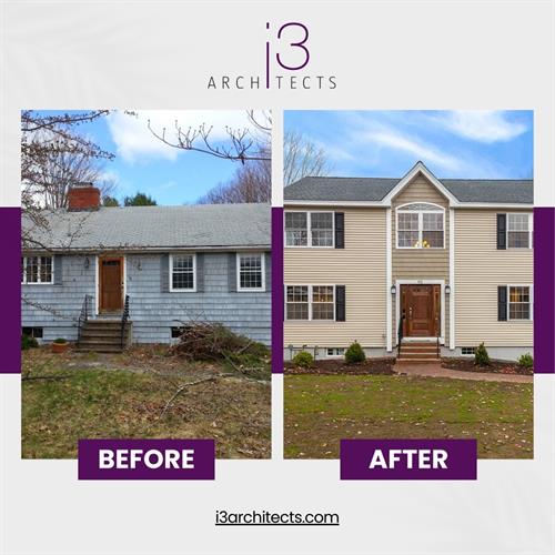 Interior and exterior renovation and second floor addition, to the single family residence in Acton, MA. Interior and exterior renovation and second floor addition, to the single family residence in Acton, MA.