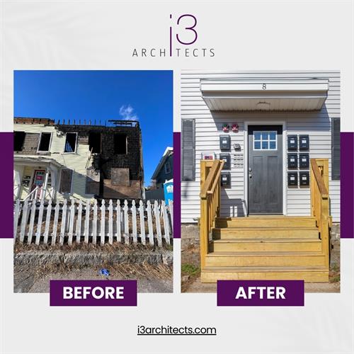 Design, Construction Documents, and Construction Administration for the Renovation of existing multi family residence located in Manchester, NH Design, Construction Documents, and Construction Administration for the Renovation of existing multi family residence located in Manchester, NH