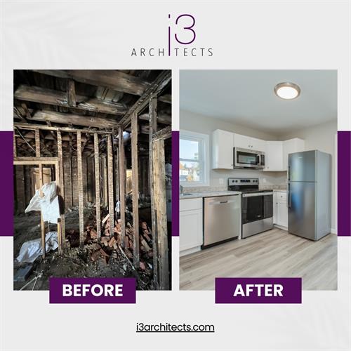 Design, Construction Documents, and Construction Administration for the Renovation of existing multi family residence located in Manchester, NH Design, Construction Documents, and Construction Administration for the Renovation of existing multi family residence located in Manchester, NH