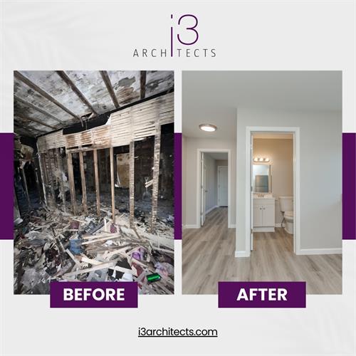 Design, Construction Documents, and Construction Administration for the Renovation of existing multi family residence located in Manchester, NH Design, Construction Documents, and Construction Administration for the Renovation of existing multi family residence located in Manchester, NH
