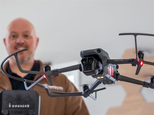 Indoor Aerial Drone Imagery