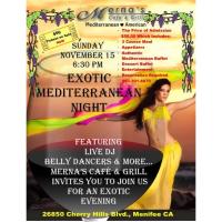 Exotic Mediterranean Night at Merna's Cafe & Grill