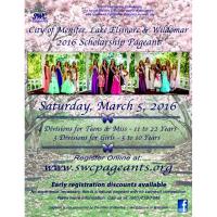 SWC Pageants 2016 Scholarship Pageant - City of Menifee, Lake Elsinore & Wildomar