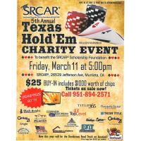 SRCAR 5th Annual Texas Hold'Em Charity Event