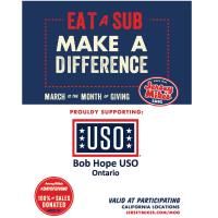 Day of Giving = 100% of Sales All Day & Night Goes Back to Bob Hope!