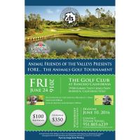 The Animals Golf Tournament - Animal Friends of the Valley