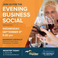 Evening Business Social at Anderson Chevrolet 