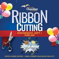 Ribbon Cutting at Joyful Noise Coffee