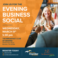 Evening Business Social (Business Networking) at The Breakfast Club