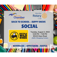 "Back to School" Supply Drive Social @ Buffalo Wild Wings - Sponsored by A Better Look Home Inspections and the Law Office of Benjamin Diederich
